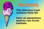 Palm oil in ice cream