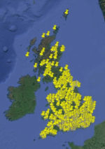 Sightings for British project